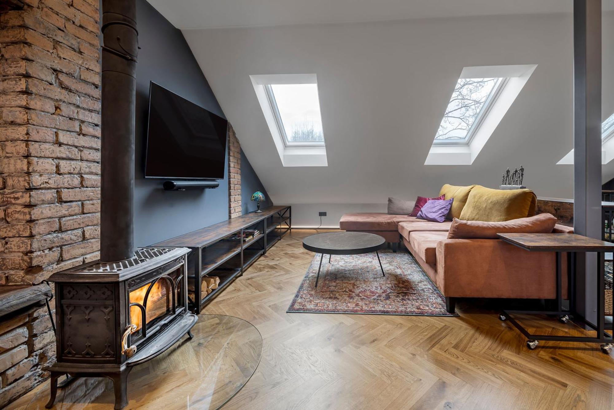Appartement Cozy Penthouse à VNO Extérieur photo