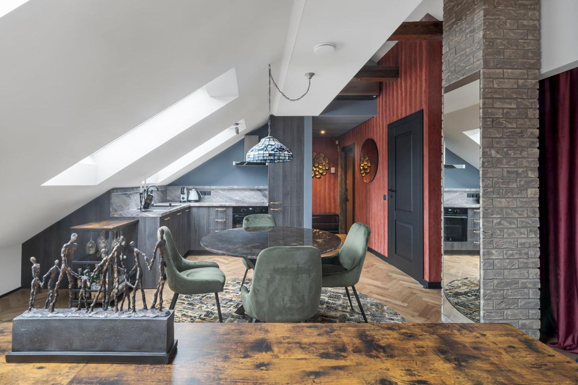 Appartement Cozy Penthouse à VNO Extérieur photo