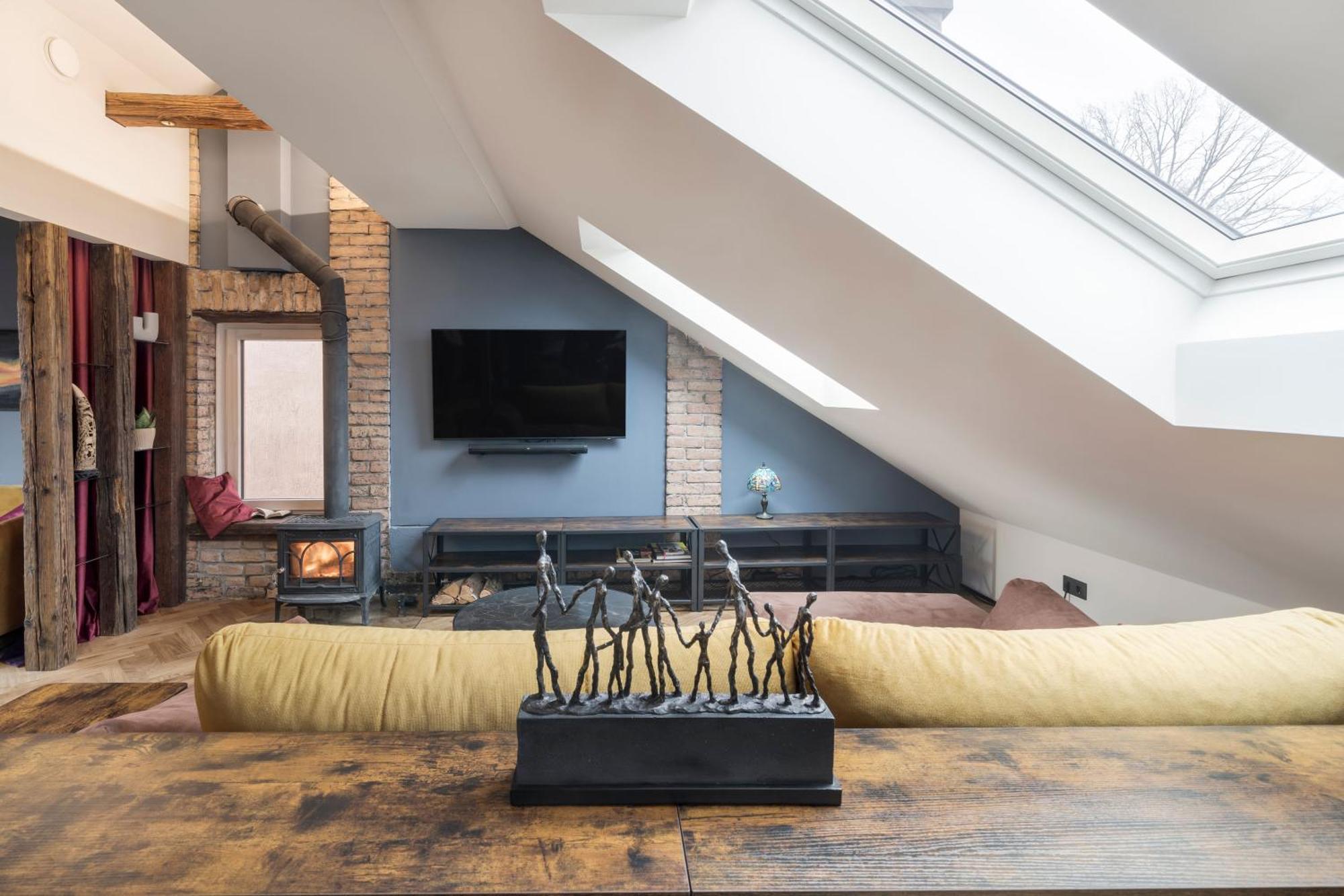 Appartement Cozy Penthouse à VNO Extérieur photo