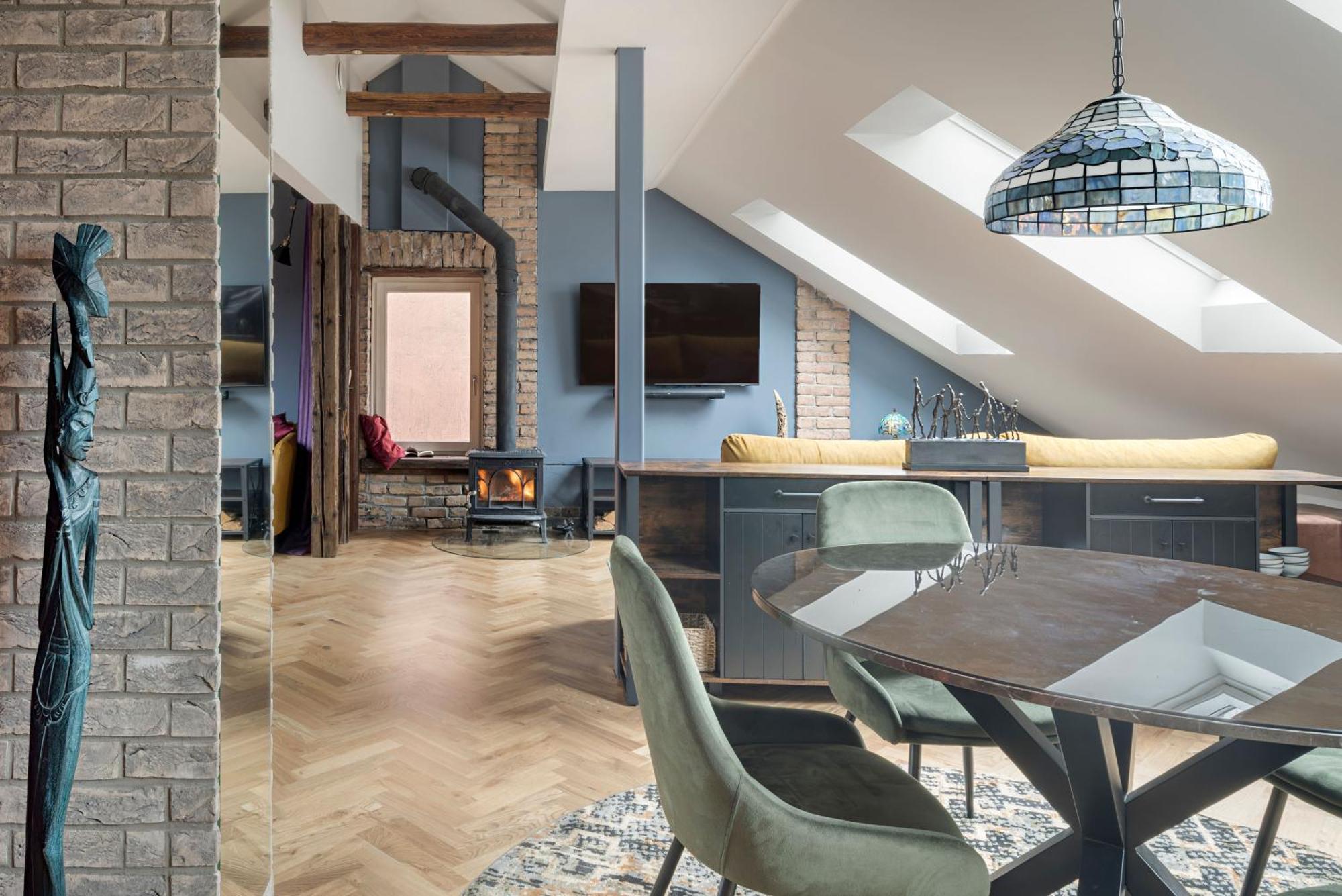 Appartement Cozy Penthouse à VNO Extérieur photo